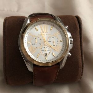 Michael Kors 42mm watch on Leather Strap
